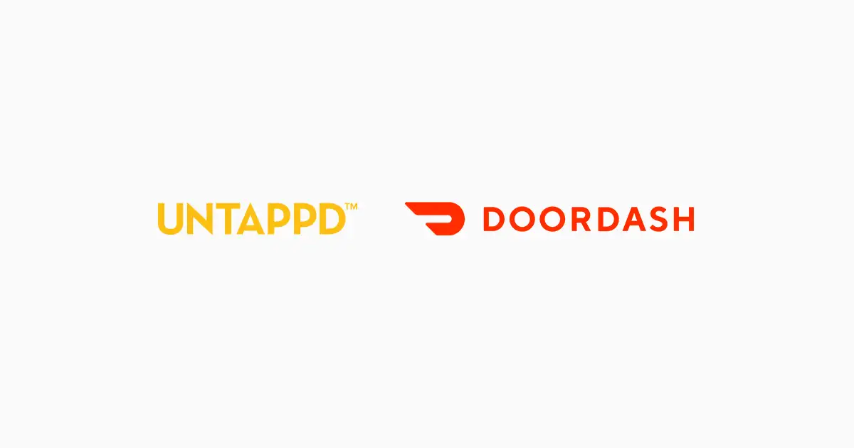 Untappd and Doordash logos