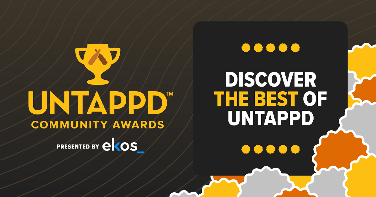 Untappd Community Awards, presented by Ekos